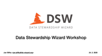Data Stewardship Wizard Workshop